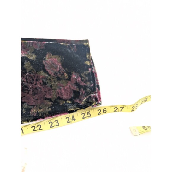 American Rag 2 Piece Floral Velour Long Sleeve Skinny Pants Pajama Set Size Med - Picture 7 of 11